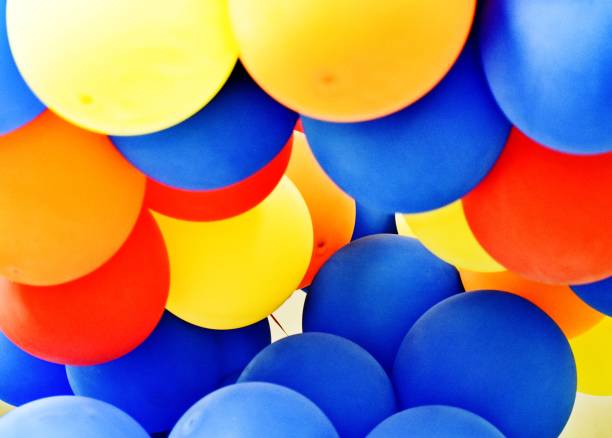 istock Bright bunch of Colorful balloons. 1213992725