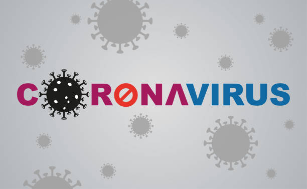 istock Design with dark silhouettes of elements of coronavirus, prevention of viral infections. Composition of Asian flu 1213993473