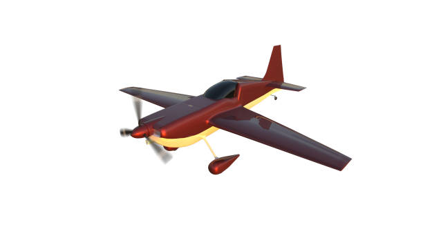 istock Sports plane on air racing  isolated on white. 1213996160