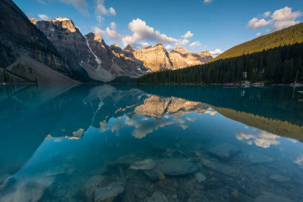 istock Lake Moraine, Banff National Park, Alberta, Canada 1213996772
