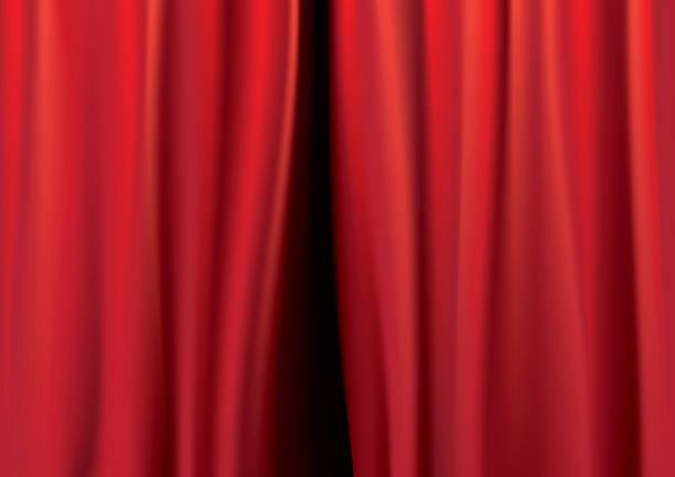 Curtains  stage curtain stock illustrations