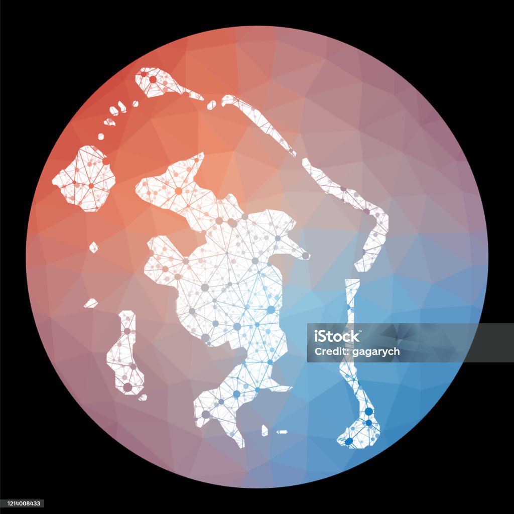 Bora Computer Map Vector Network Bora Bora Map Stock Illustration - Download Image Now ...