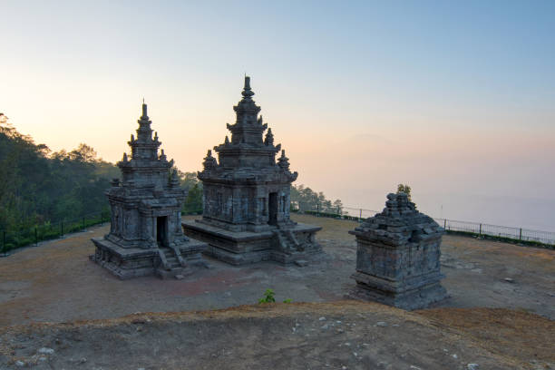 istock Gedong Songo temple on sunrise 1214009034