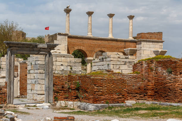 istock Ruins of St. John basilica, Selcuk, Turkey 1214010208