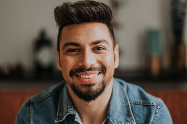 istock a head-shot of middle eastern handsome man with beard and his face expression 1214014420