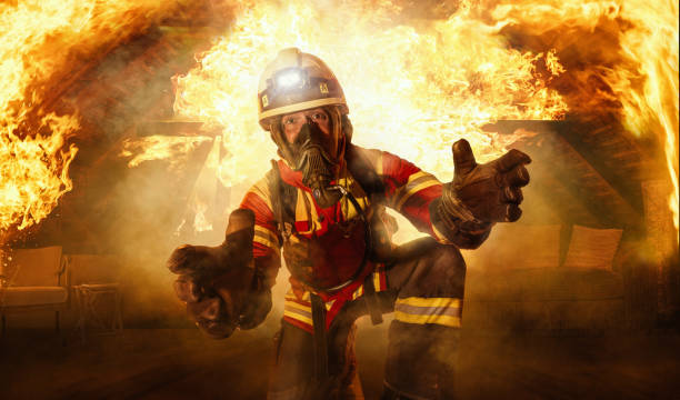 istock Firefighter comes to the rescue 1214019102
