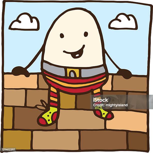 Humpty Dumpty Stock Vektor Art und mehr Bilder von Humpty Dumpty - Humpty Dumpty, Kinderreim, Comic - Kunstwerk