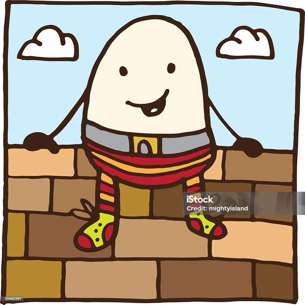 Humpty Dumpty - arte vettoriale royalty-free di Humpty Dumpty