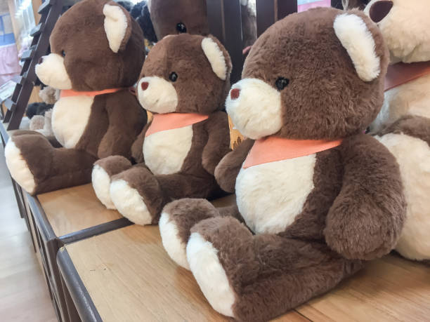 istock Many bear dolls in a shop. 1214030423