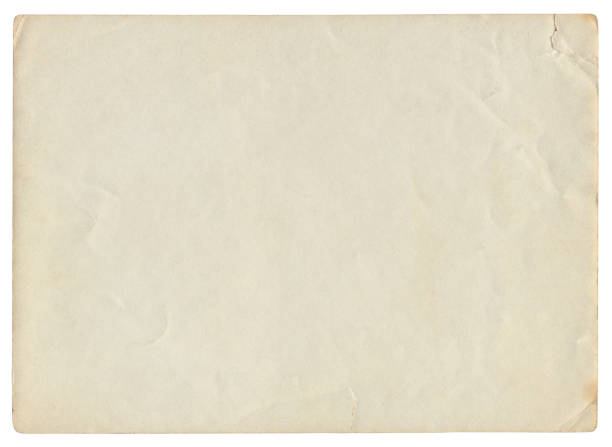 Old open envelope isolated on white background