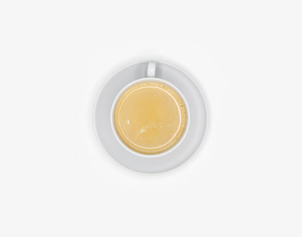 istock Cup of cappuccino with saucer 1214034949