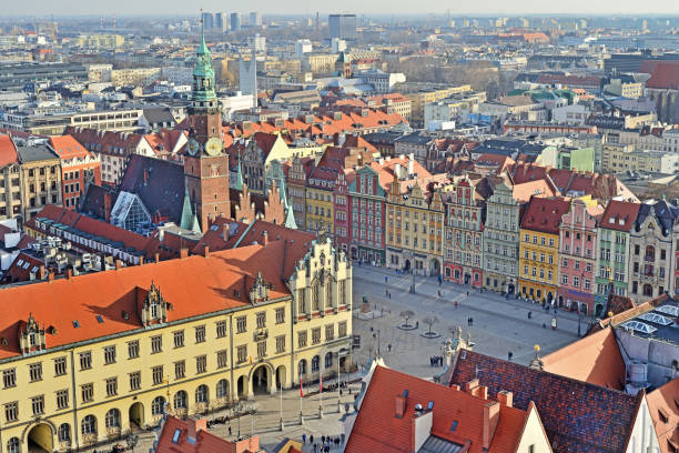 istock Old Market in Wroclaw, Poland 1214035156
