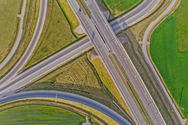 istock Road transport - view of the expressway. 1214052577