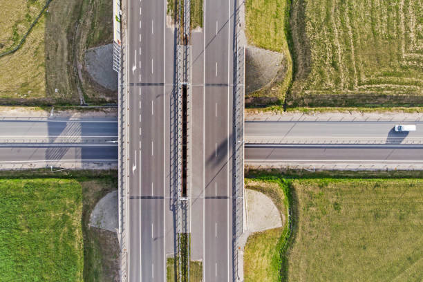 istock Road transport - view of the expressway. 1214052625