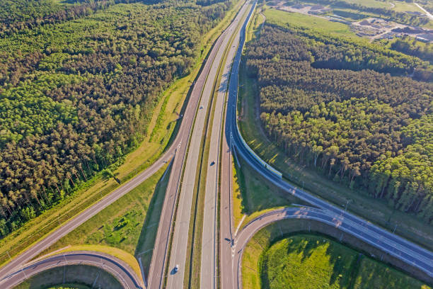 istock Road transport - view of the expressway. 1214052765