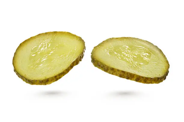 Photo of Green pickles isolated