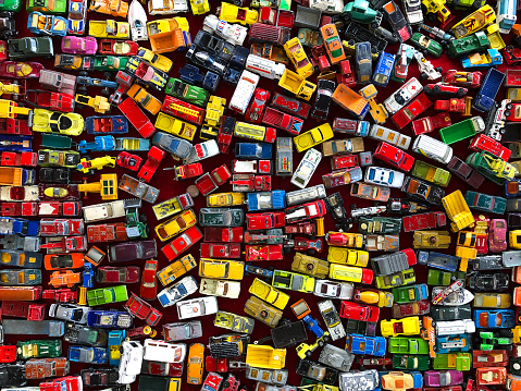 Toy Cars from top view