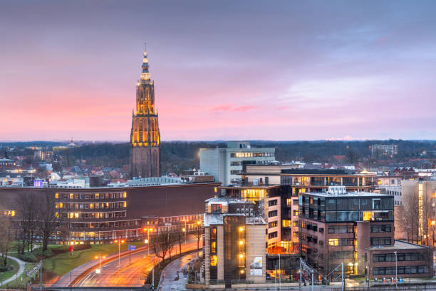 Amersfoort, Netherlands Town Skyline