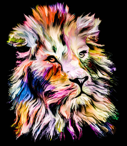 Beast of Color vector art illustration