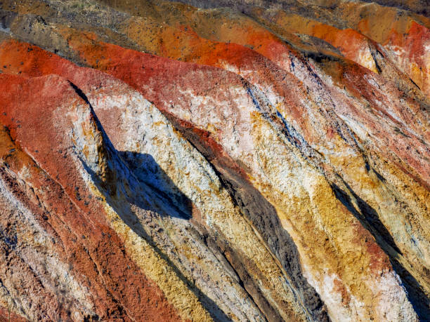 istock Colorful clay in clay quarry. Natural background 1214064666