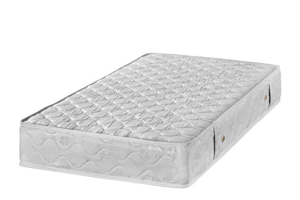 istock Comfortable mattress isolated on white background,Orthopedic mattress 1214066078