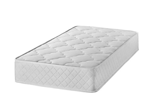 istock Comfortable mattress isolated on white background,Orthopedic mattress 1214066512