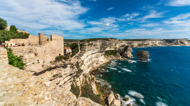 istock Bonifacio with famous rock grain of sand 1214072137