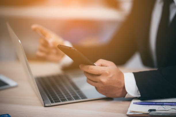 istock businessman working with credit card and laptop 1214073537