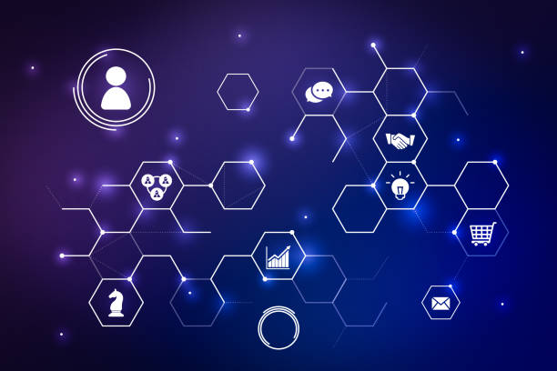 istock Online shopping icon with globe for global concept for abstract background 1214074258