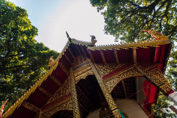 istock Temple building in Chiang Mai, Thailand 1214077905