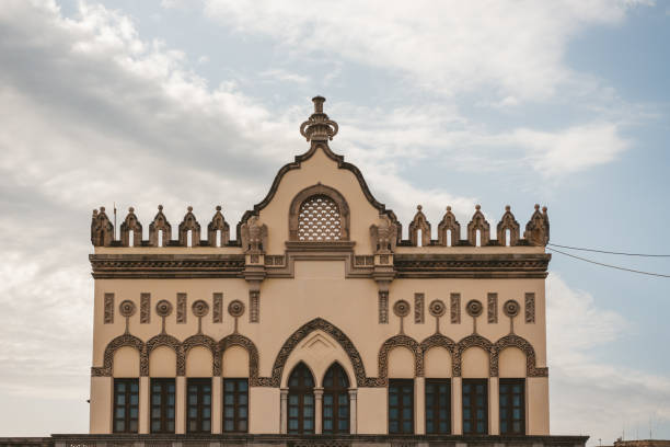 istock Beautiful public office building in Rhodes 1214077945