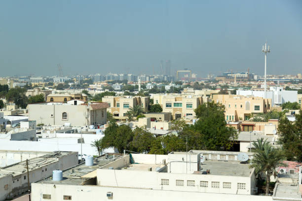 istock Old areas of the modern eastern metropolis. 1214078213