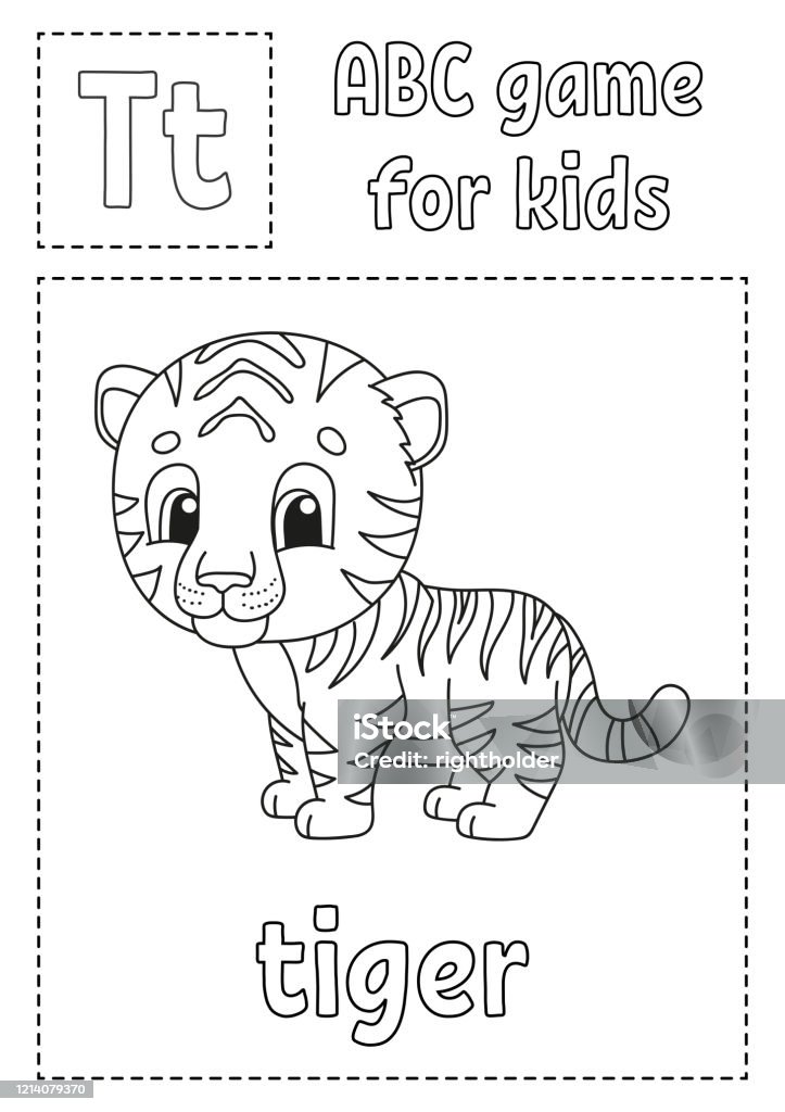Ilustración de La Letra T Es Para El Tigre Juego De Abc Para Niños Página Para Colorear Alfabeto Personaje De Dibujos Animados Palabra Y Letra Ilustración Vectorial y más Vectores Libres de Ilustración de La Letra T Es Para El Tigre Juego De Abc Para Niños Página Para Colorear Alfabeto Personaje De Dibujos Animados Palabra Y Letra Ilustración Vectorial y más Vectores Libres de
