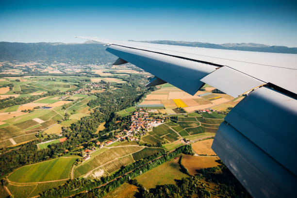 istock Window View Sunny Day over Europe 1214080793