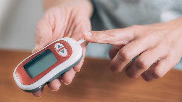 istock Diabetes. Blood Sugar Test at Home 1214081152