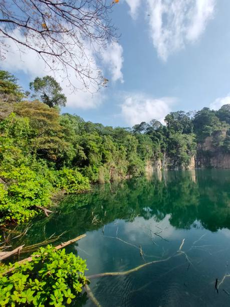 istock Morning Scenery at Hindhede Quarry 1214082691