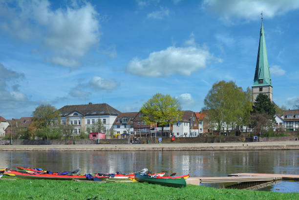 istock Holzminden,Weser River,Germany 1214084330