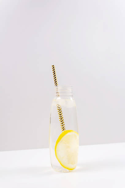 istock Healthy water with lemon. Refreshing summer drink. 1214086147