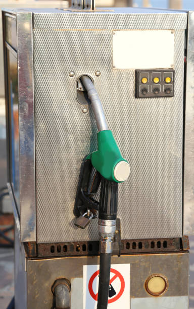 istock petrol dispenser on the fuel pump 1214092769
