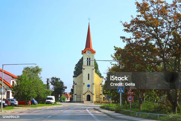 Roman Catholic Church In Dubova Village Pezinok District Slovakia Stock Photo - Download Image Now
