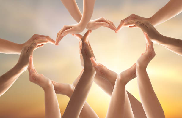 istock The concept of unity, cooperation, teamwork and charity. 1214096775