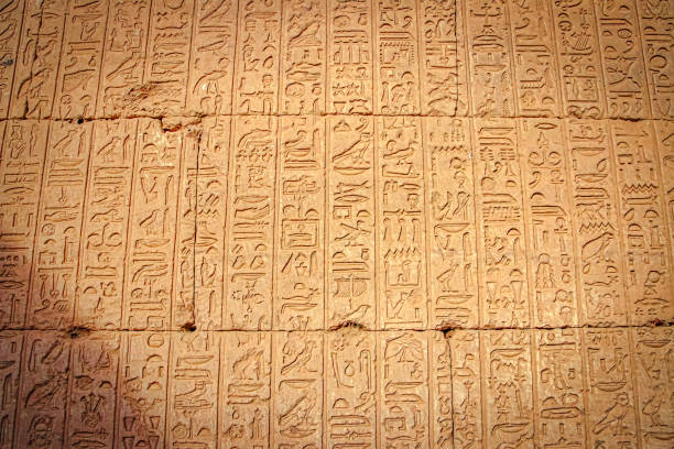 Egyptian hieroglyphics were a formal writing system used by the ancient Egyptians that combined logographic and alphabetic elements, Karnak Temple, Luxor, Egypt.http://bem.2be.pl/IS/egypt_380.jpg