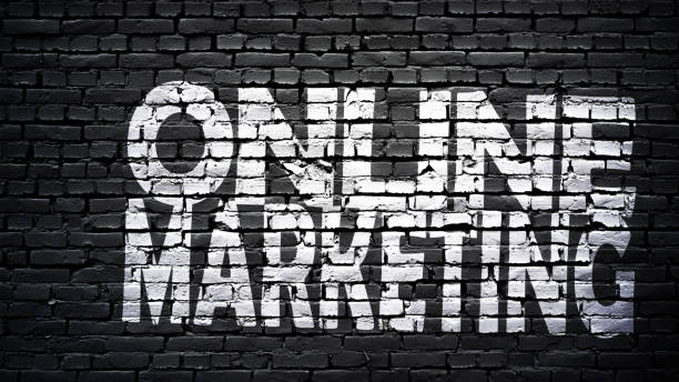 istock Online marketing sign 1214102478