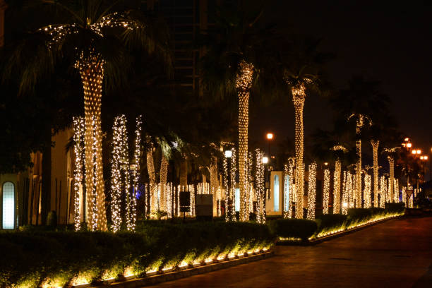 istock Doha at night, Pearl island 1214110636