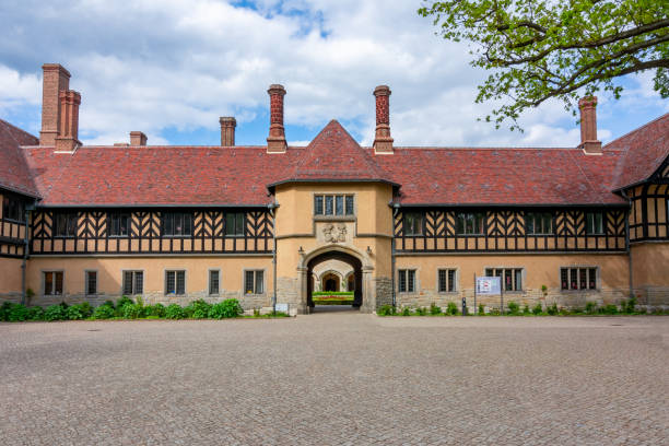 Potsdam, Germany - May 2019: Cecilienhof Palace in New (Neuer) park