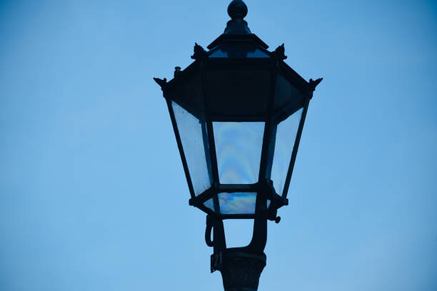 istock Traditional street electric lights post in Berlin Germany 1214117677