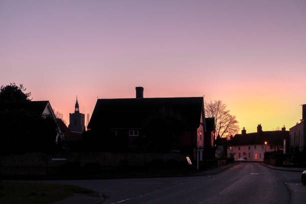 istock Amazing sunset just from my step door 1214118074