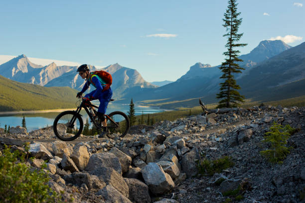istock High Rockies Trail - Mountain Bike Ride 1214123965