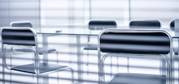 istock through the blinds. conference room before a business meeting 1214124348
