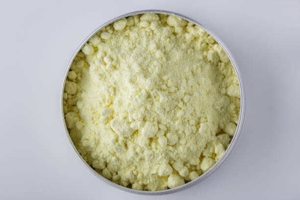 istock purified sulfur powder on a white acrylic background 1214127619